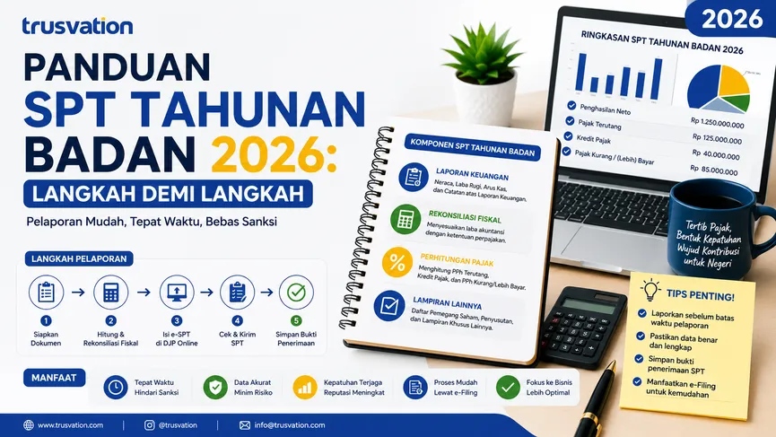 Panduan SPT Tahunan Badan 2026 Langkah demi Langkah